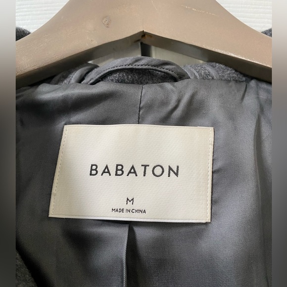 SOLD Aritzia Babaton Pearce Wool Coat, M (6-8). Slim Fit. Charcoal grey. EEUC. - Picture 6 of 10
